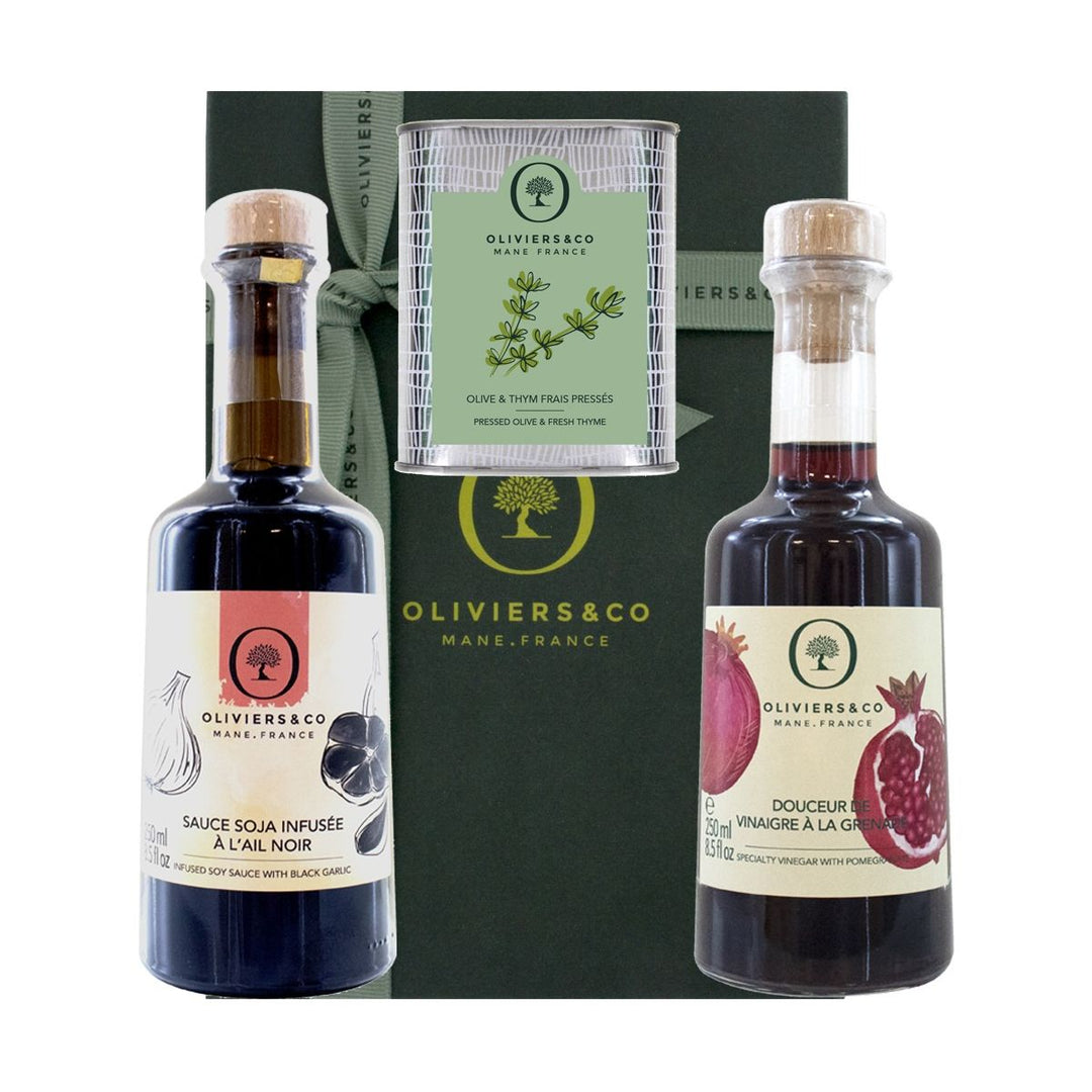 Black garlic marinade set