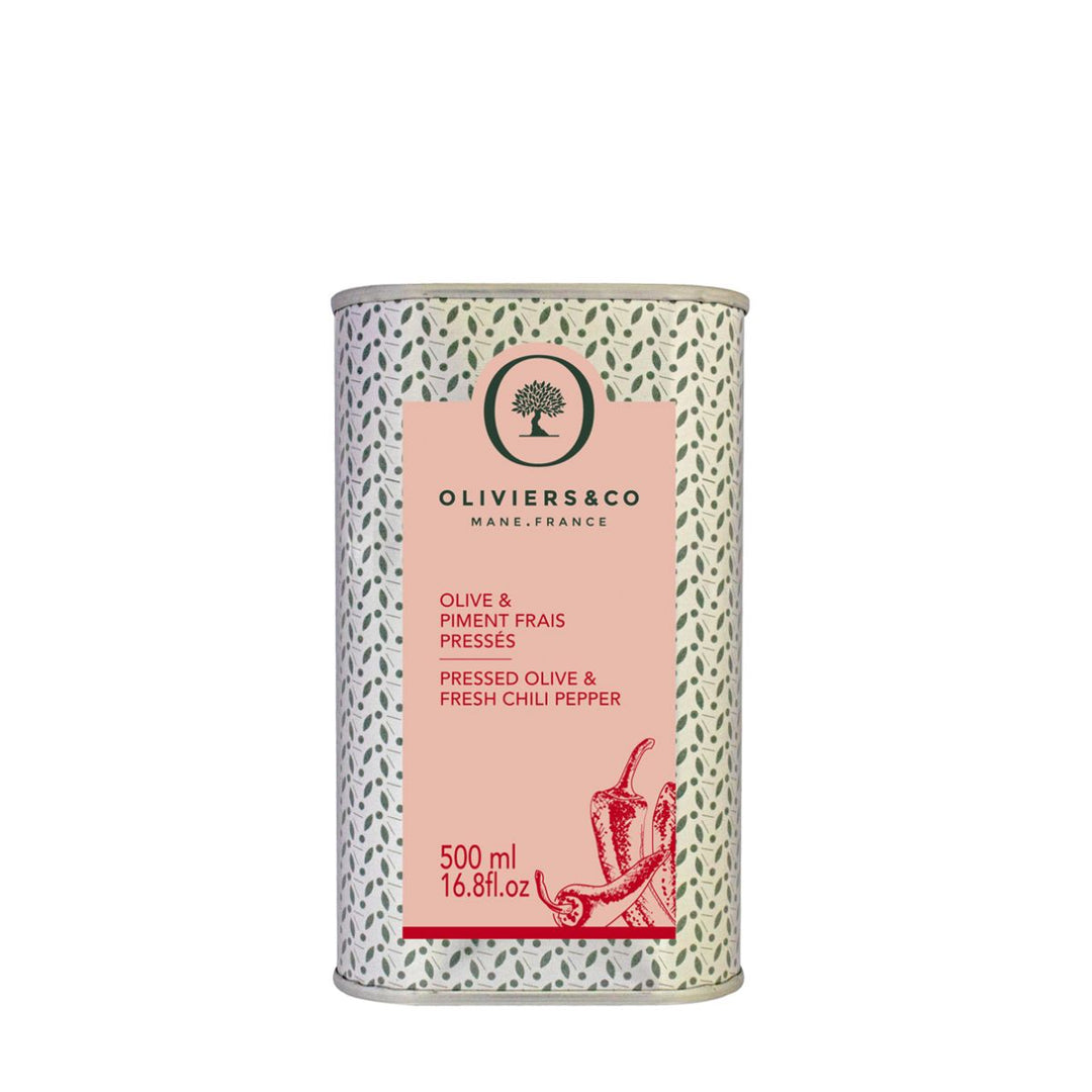 OLIVE OIL AND FRESHLY PRESSED CHILLIES