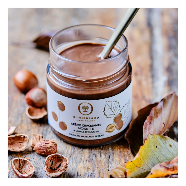 CRUNCHY HAZELNUT & OLIVE OIL CREAM