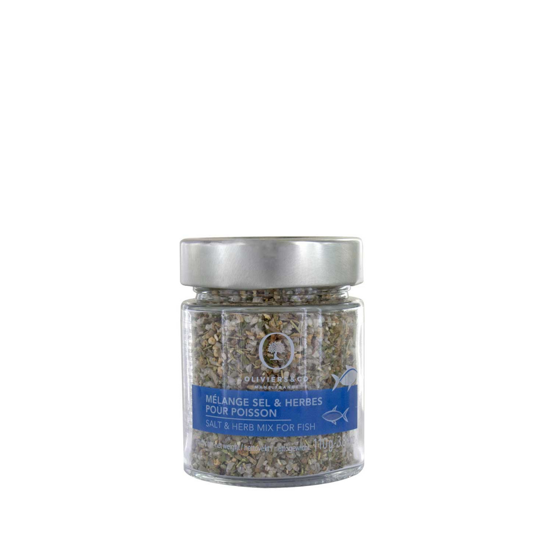 Mixture of salt and herbs for fish