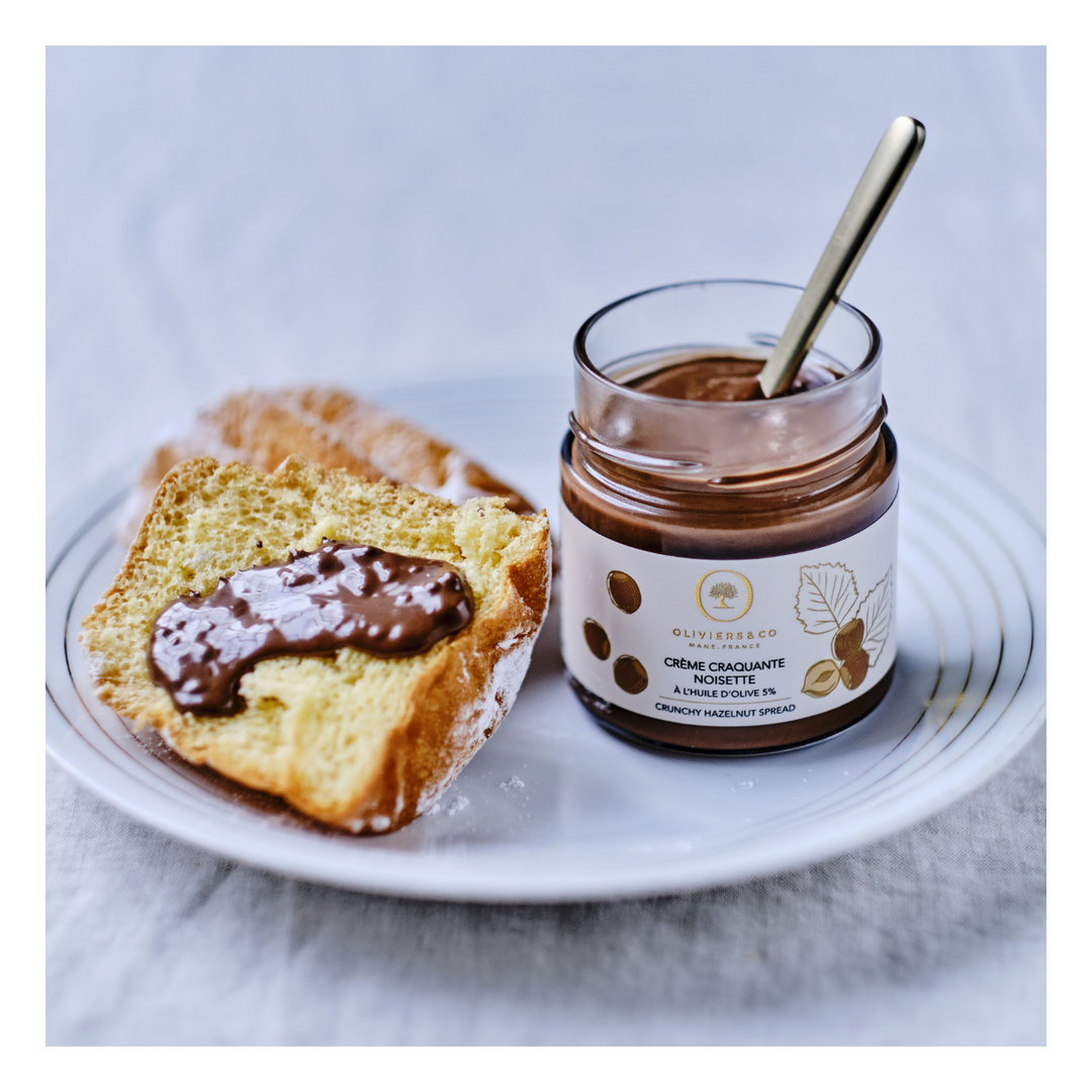 CRUNCHY HAZELNUT & OLIVE OIL CREAM