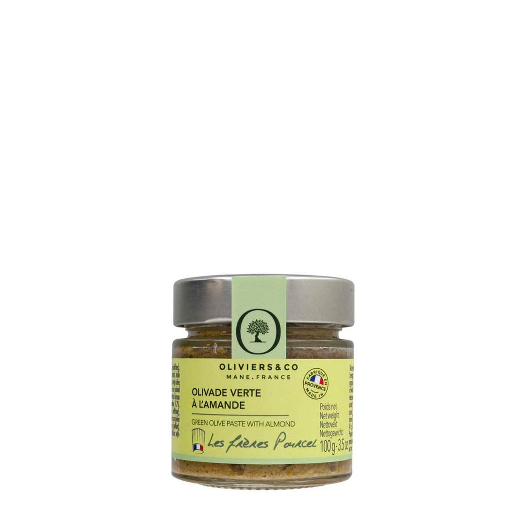 Olive paste with green olives and almonds Chef Pourcel's recipe