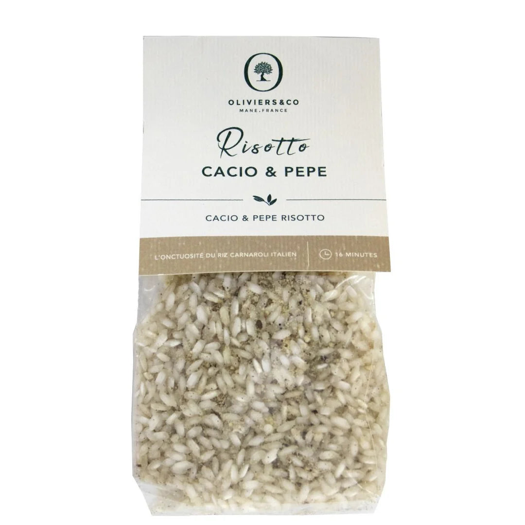 "Cacio e Pepe" risotto rice