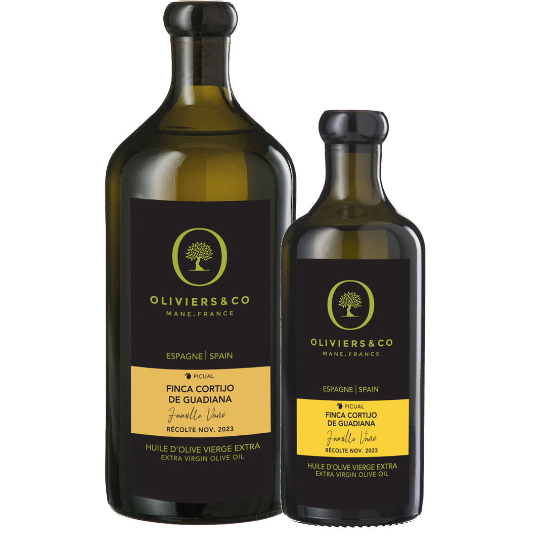 EXTRA PANENSKÝ OLIVOVÝ OLEJ - GRAND CRU - ŠPANĚLSKO | Oliviers&Co 100% Picual olivy Finca cortijo de guadiana