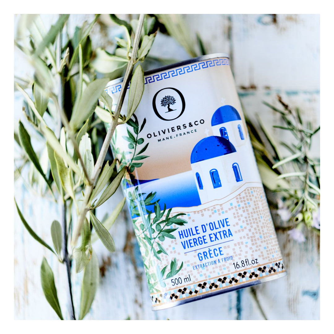 gourmet Dárková krabička 3 extra panenský olivovy oleje od Italie řecko a Francie - Oliviers&co