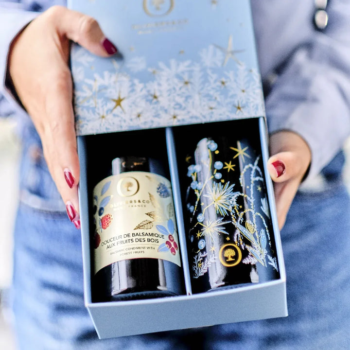 Produkt | Vánoční dárková sada – vánoční olej a ocet z lesního ovoce | Oliviersandco