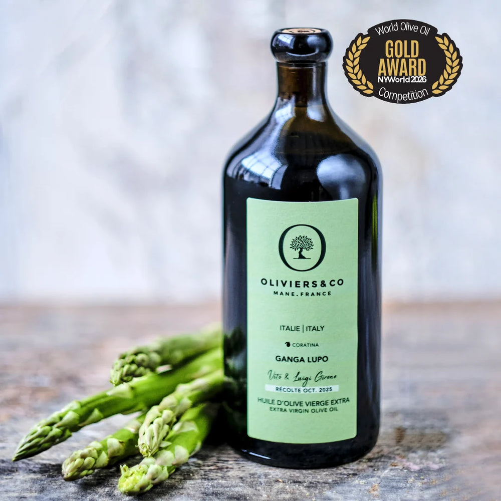 Produkt | NYIOOC Gold award Ganga Lupo, Extra panenský olivový olej, nápad na gurmánský dárek | Oliviers&Co