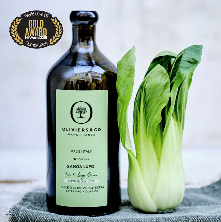 Produkt | NYIOOC Gold award Ganga Lupo - Italie Extra panenský olivový olej | Oliviers&Co
