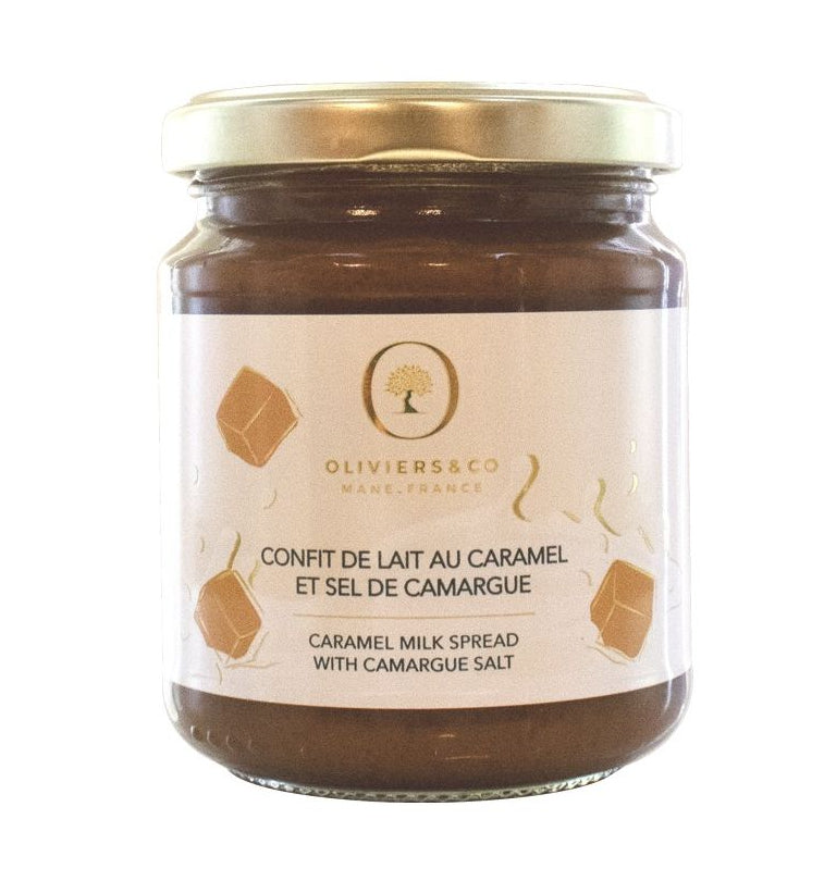 Lahodný karamelový krém s mořskou solí v elegantní sklenici Oliviers&Co