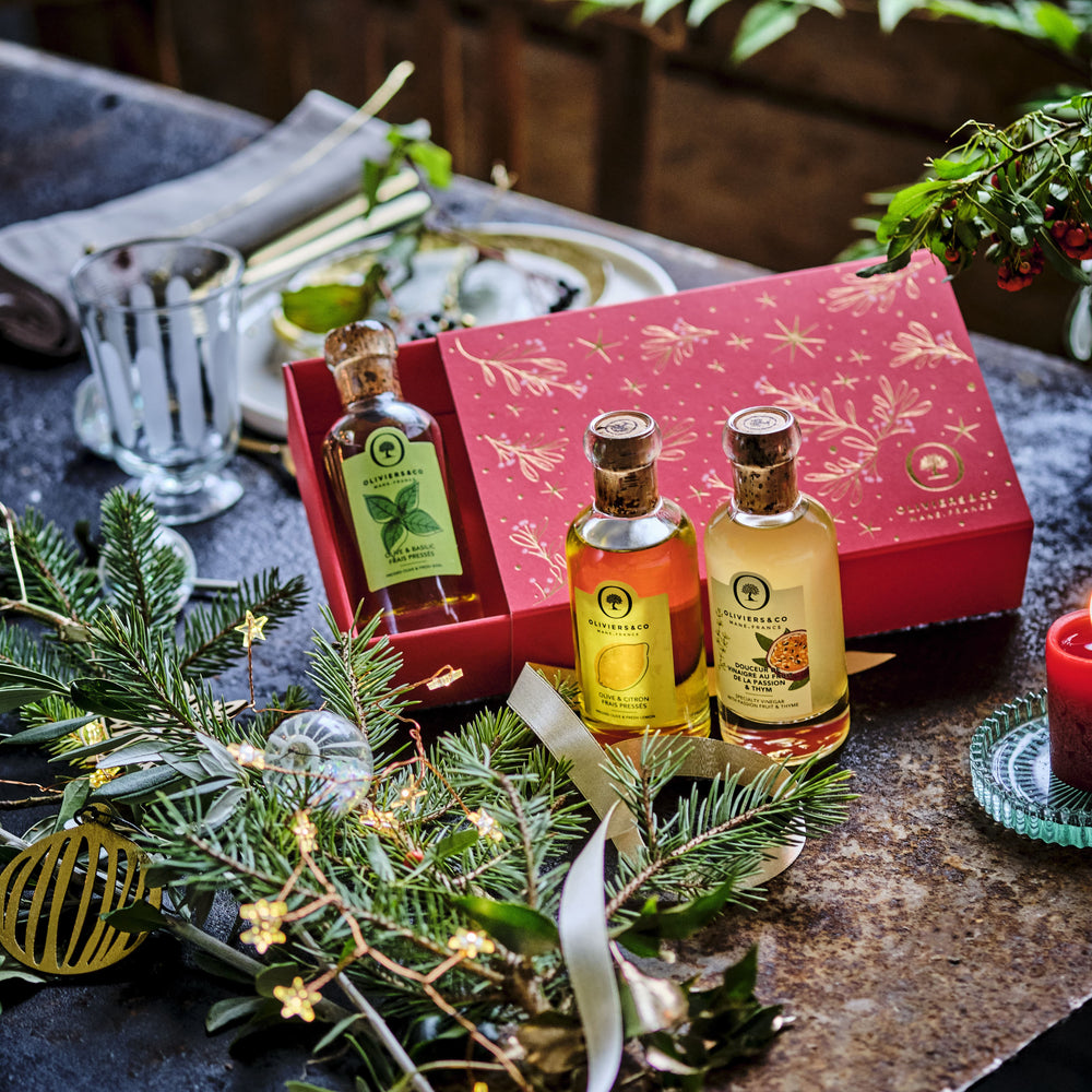 vánoční dárková krabička 2025 trio olivový oleje | Oliviers and co