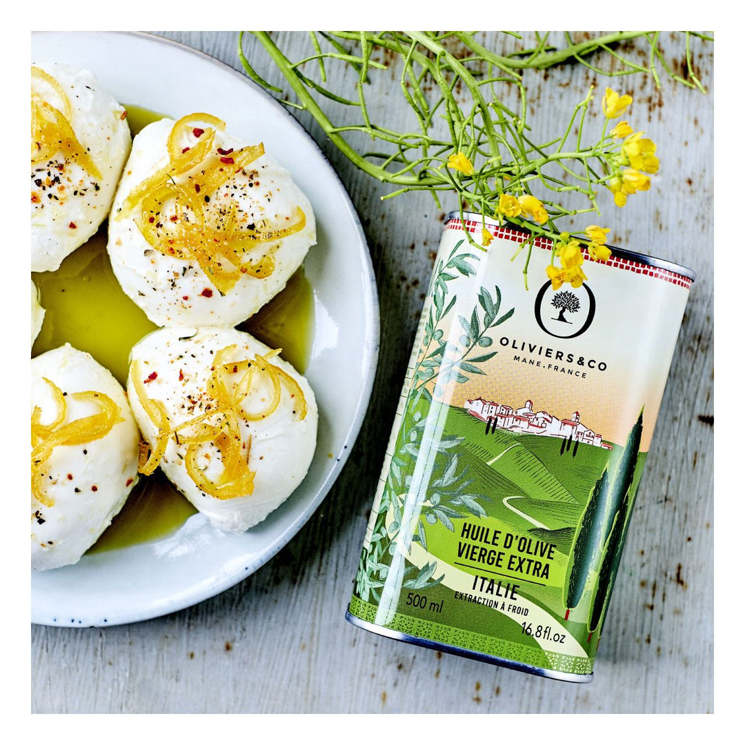 gourmet Dárková krabička 3 extra panenský olivovy oleje od Italie řecko a Francie - Oliviers&co