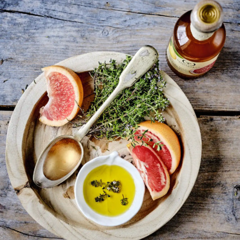 Produkt | sada citronového oleje a octa z růžového grapefruitu | Oliviersandco