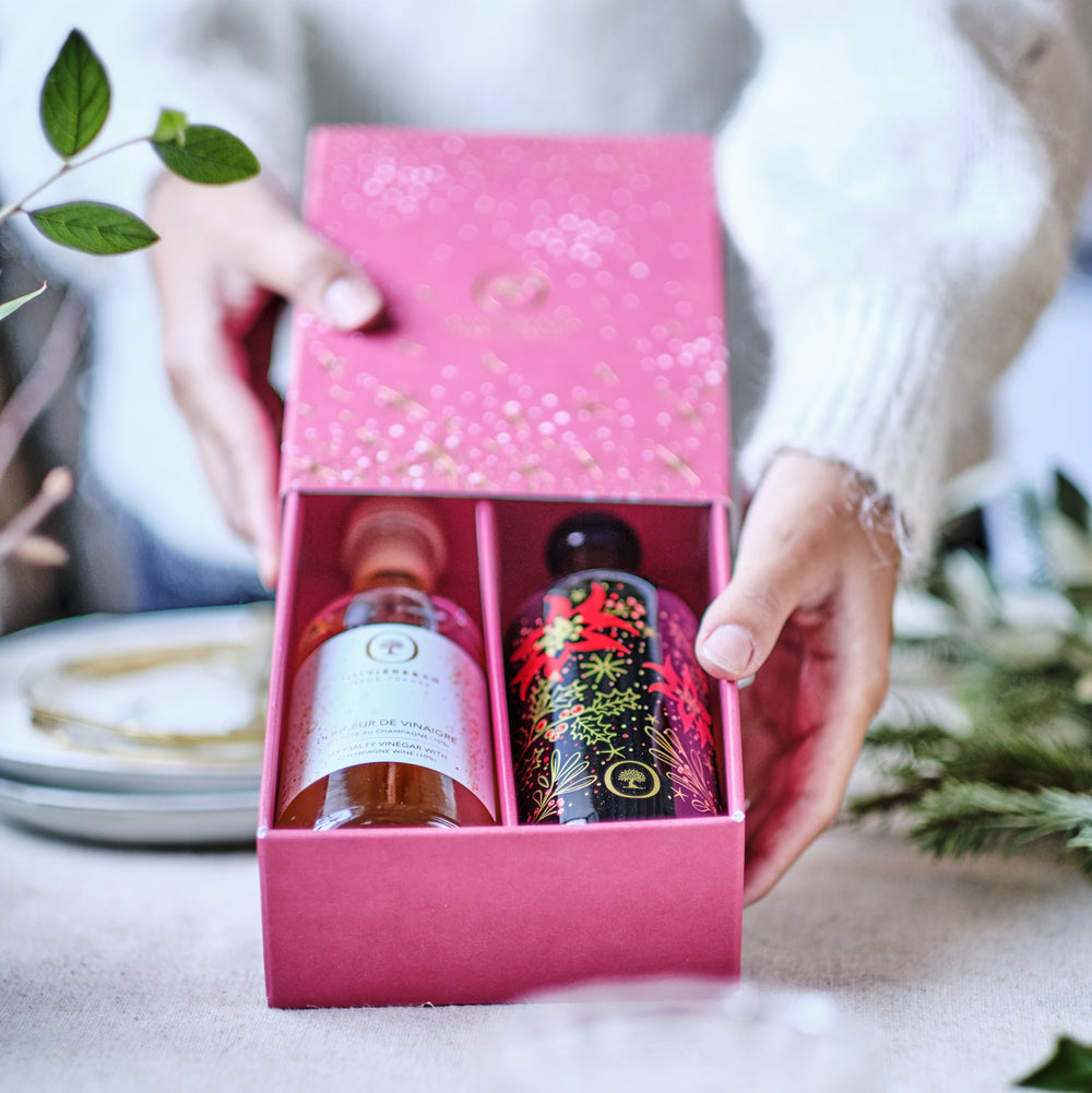 vánoční dárková krabička 2025 olivovy olej a šampansky ocet | Oliviersandco